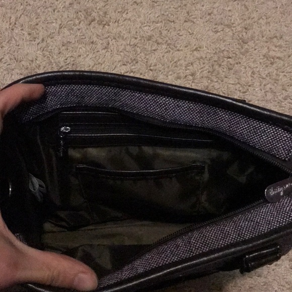 31 leather mini tote w/removable shoulder strap - Picture 3 of 6